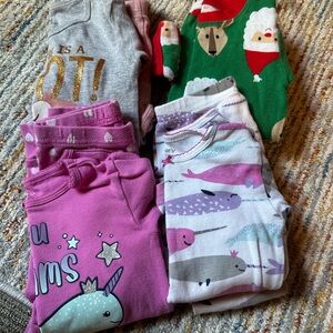 Girls pajamas bundle